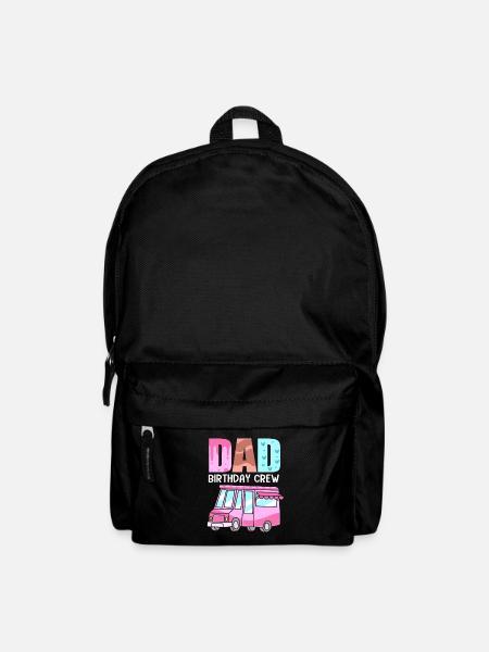 Eiscreme Eiswagen Eis Eisdiele - Rucksack - Schwarz