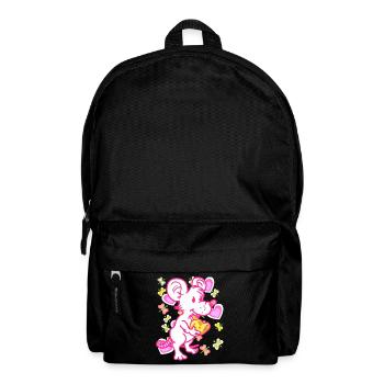 Summer Mouse Mice Kids Child Retro Cheese - Backpack - black - Front