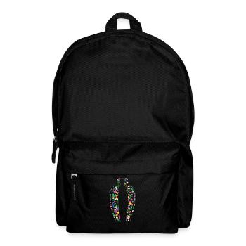 Colorful Flowers Bartender Inspiration - Backpack - black - Front