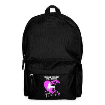 Massage masseur, masseuse, naturopath - Backpack - black - Front