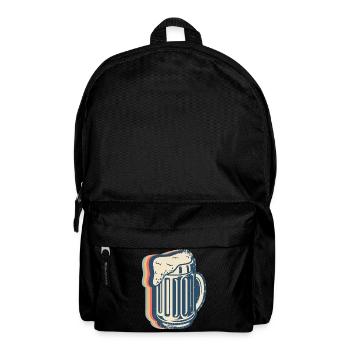 Craft Beer Brewer Brewery Home Brewery Retro Line - Backpack - black - Front