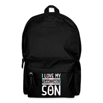Fierté LGBT transgenre - Sac à dos - noir - Devant