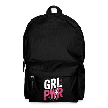 Femmes Pouvoir GRL PWR Fille Patriarcat Féminisme - Sac à dos - noir - Devant
