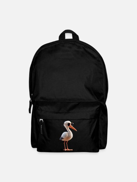 Amoureux des cigognes Cigognes blanches Cigognes géantes Cigognes - Sac à dos - noir