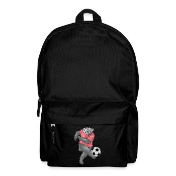 Dachs Fußballspieler Fußball - Rucksack - Schwarz - Vorne