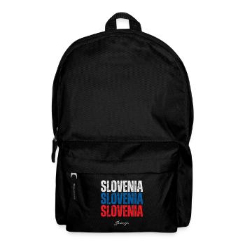 Drapeau de la Slovénie, fierté slovène - Sac à dos - noir - Devant