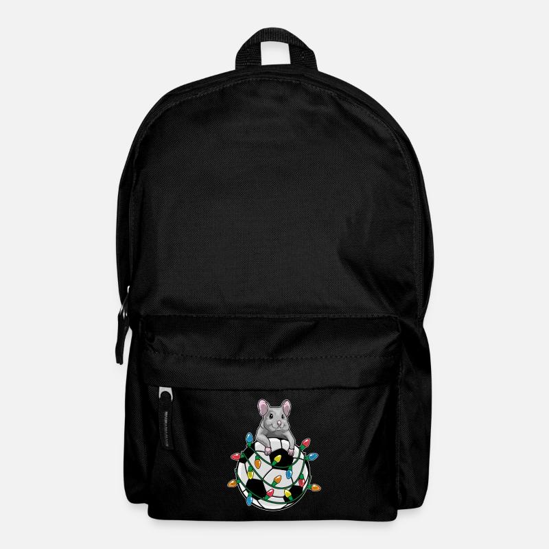 Maus Weihnachten Fußball - Rucksack - Schwarz