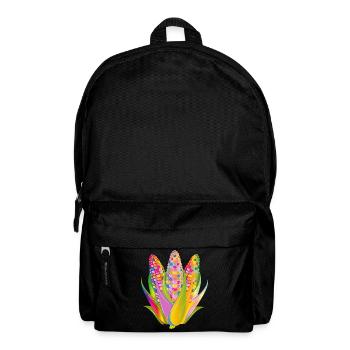 Conception colorée de maïs végétal dans le style pop art - Sac à dos - noir - Devant