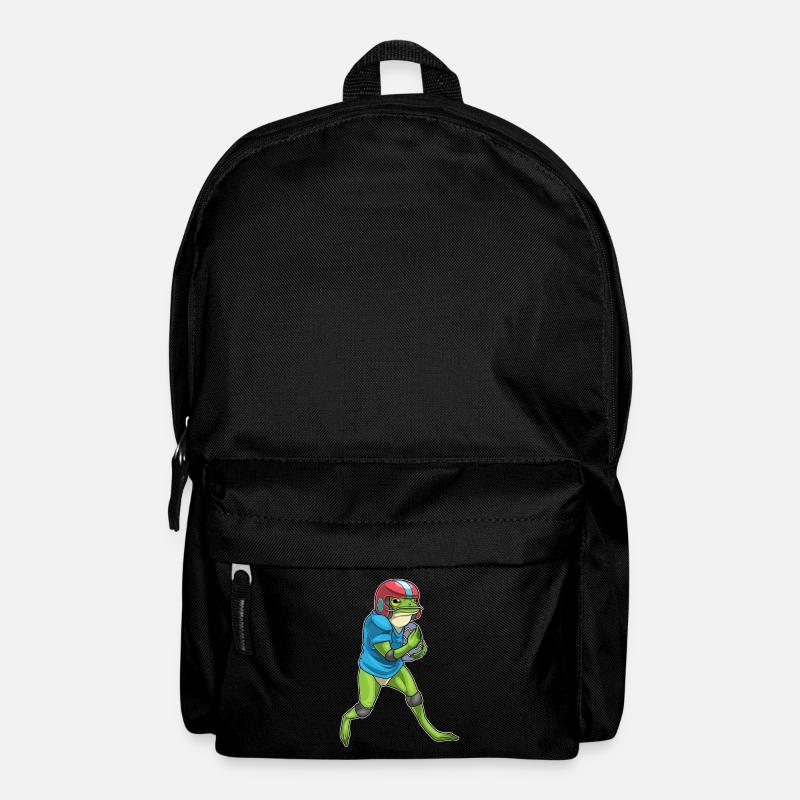 Frosch Ostern Football - Rucksack - Schwarz