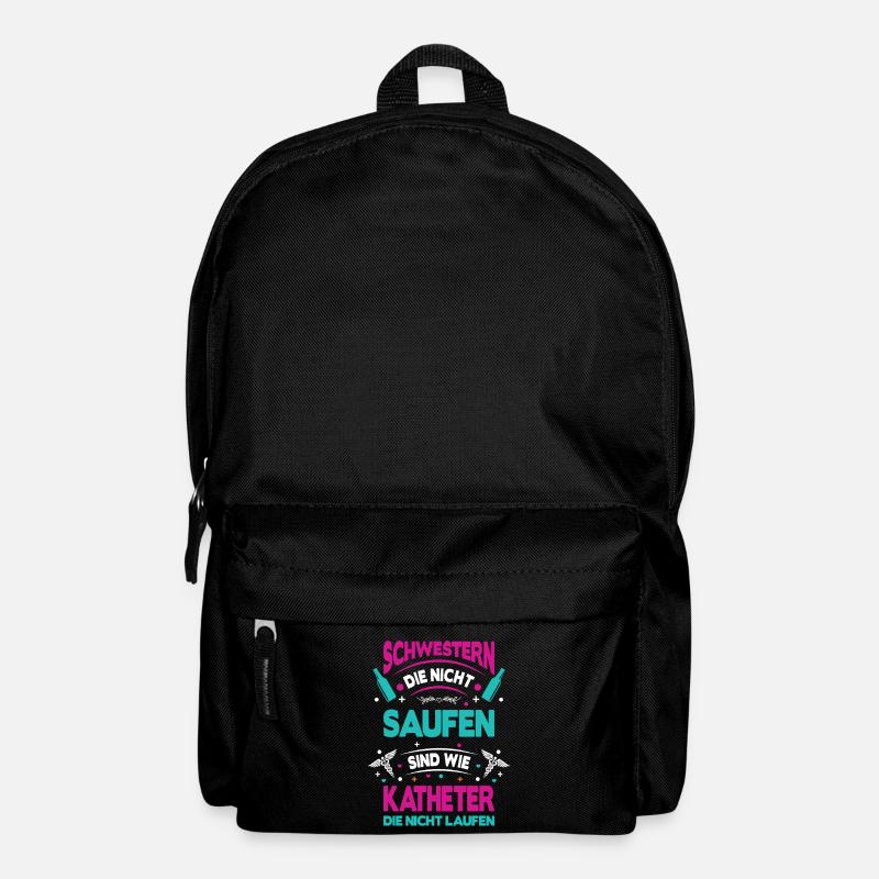 Pflegerin Geschenke Pflege Lustig Krankenpflegerin - Rucksack - Schwarz
