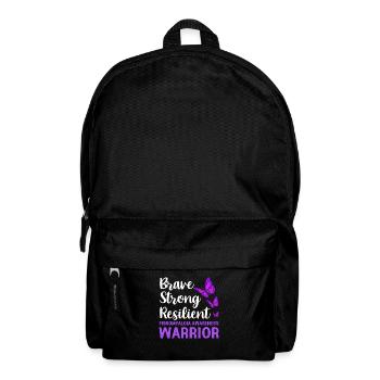 Fibromyalgie Fibro - Rucksack - Schwarz - Vorne