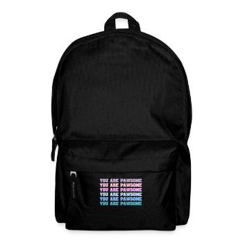 You Are Pawsome - Rucksack - Schwarz - Vorne