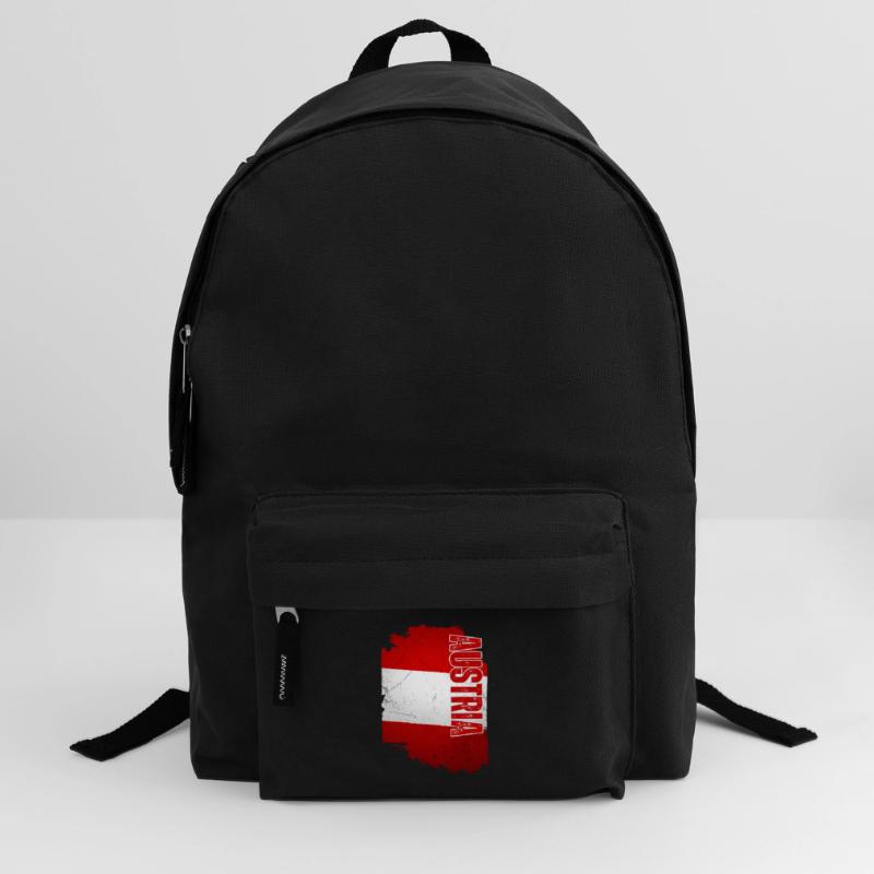 Vertical Austrian flag, Austrian pride Backpack