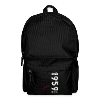 66th Birthday Original June Born 1959 - Backpack - black - Front