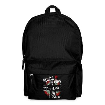 Right Before Left Against Anarchy on the Street - Backpack - black - Front