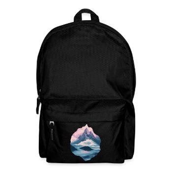 Berge Klettern Kletterer Wandern - Rucksack - Schwarz - Vorne