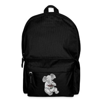 Elefant Koch Ramen Kochen - Rucksack - Schwarz - Vorne