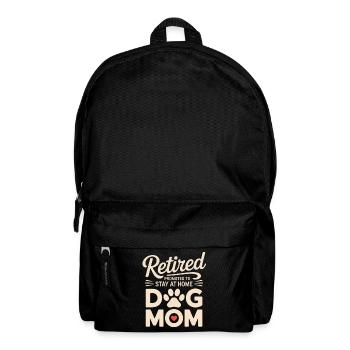 Hundemama Hunde Rentnerin Hundehalterin - Rucksack - Schwarz - Vorne