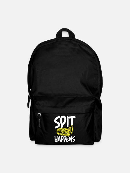 Spit happens tuba instrument - Rucksack - Schwarz