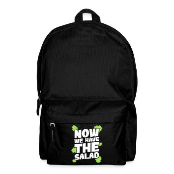 Denglisch Now we have the salad - Backpack - black - Front