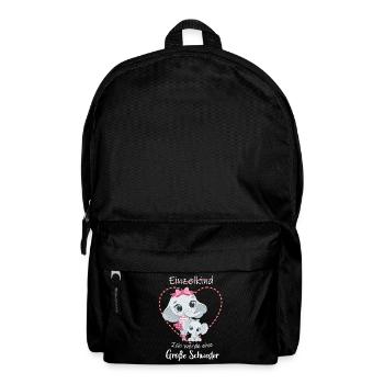 Announcing offspring I'm going to be a big sister in 2027 - Backpack - black - Front