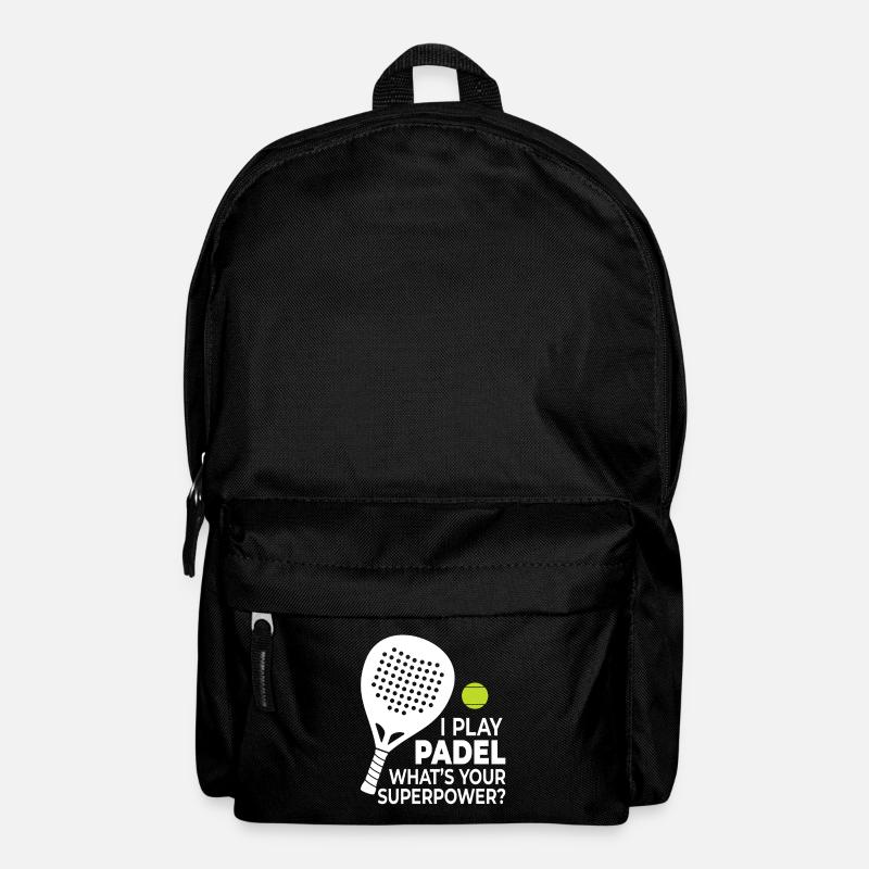 I play padel - What ́s your superpower? - Backpack - black