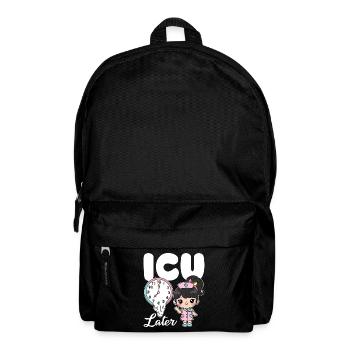 ICU LATER - NURSE GIFT - Backpack - black - Front