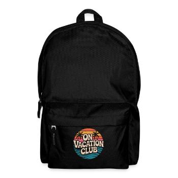 Vacation Club Summer Festival Vacation Beach Vacation - Backpack - black - Front