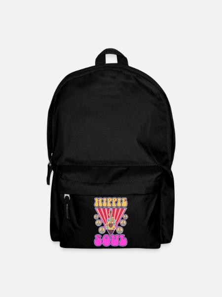 Hippie Soul - Rucksack - Schwarz