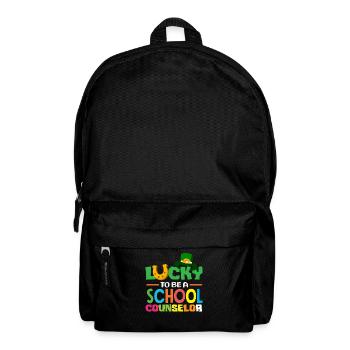 Be Happy as a School Counselor - Backpack - black - Front
