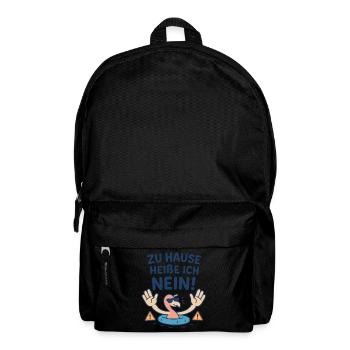 At Home My Name Is No Funny Baby Saying - Backpack - black - Front