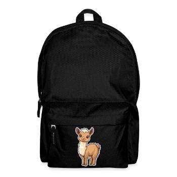 Llama Alpaca Llama Animal Gift - Backpack - black - Front