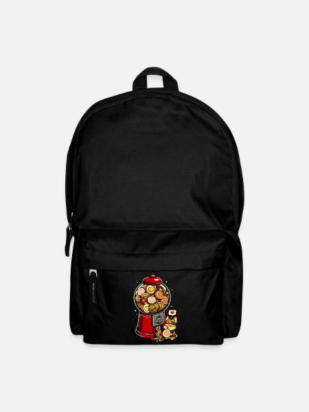 Gummibällchen Ramen Corgi - Rucksack - Schwarz