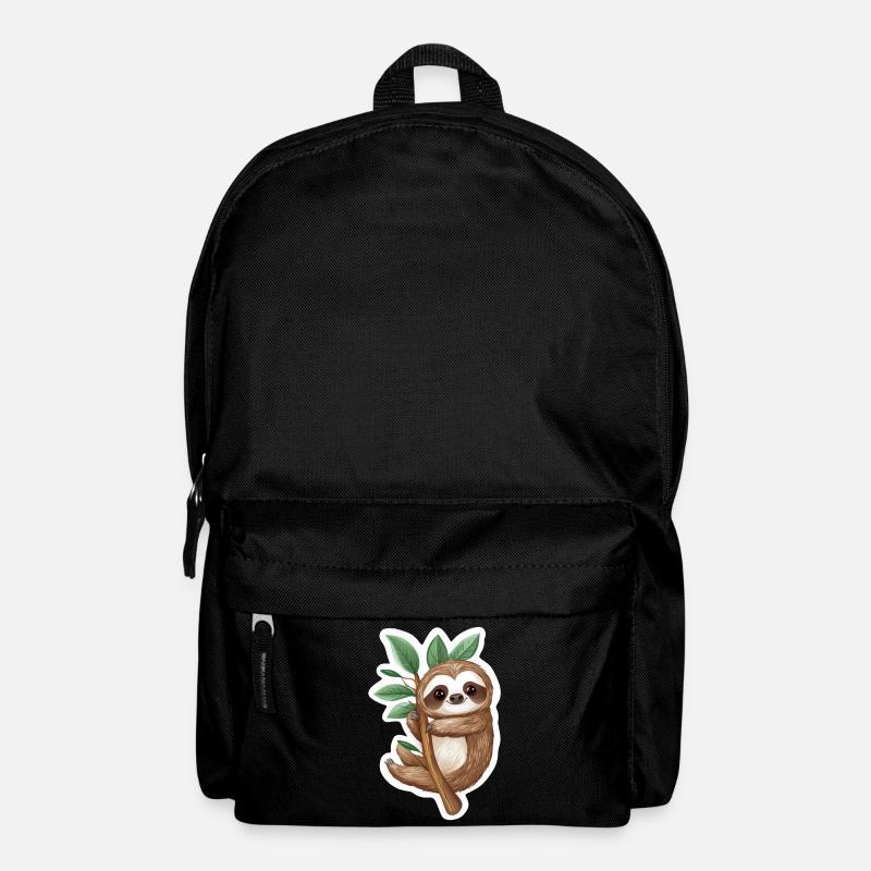 Faultier - Rucksack - Schwarz