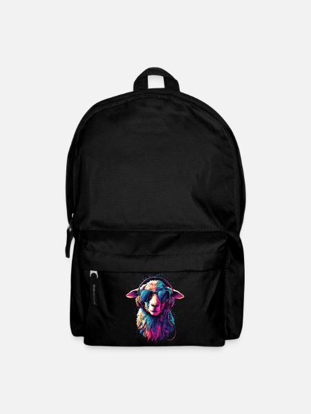 Schaf Lamm Schäfchen Hausschaf Schäfer Süße Schafe - Rucksack - Schwarz