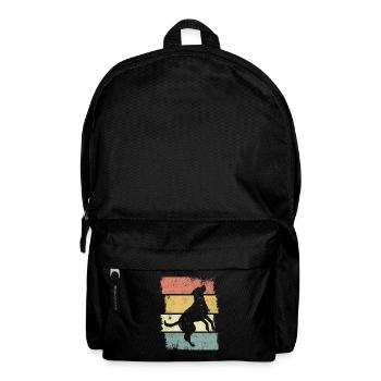 Dog Drawing - Backpack - black - Front