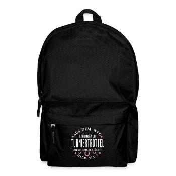 Legendary tournament idiot - Backpack - black - Front