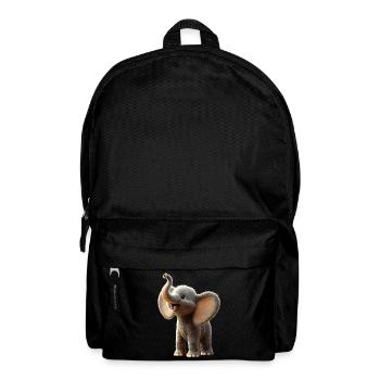 Elephant Trunk Africa Safari Wilderness Elephant - Backpack - black - Front