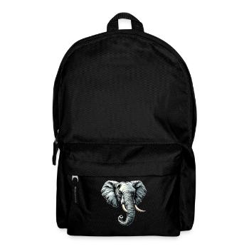 Elephant Trunk Africa Safari Wilderness Elephant - Backpack - black - Front