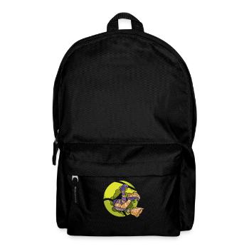 Tennis Witch Player Funny Halloween Design - Backpack - black - Front