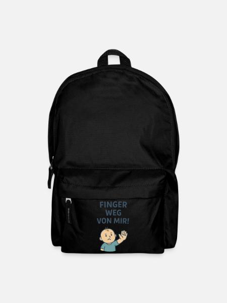 Baby Spruch Design krabbeln Mama Papa Sohn Tochter - Rucksack - Schwarz