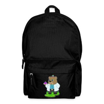 Bär Geburtstag Arzt - Rucksack - Schwarz - Vorne
