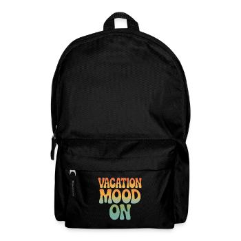Vacation Mood On Summer Festival Travel Club Vacation - Backpack - black - Front