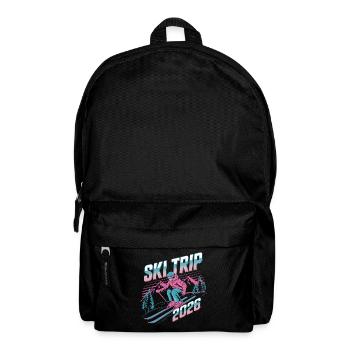 Ski Trip 2026 Illustration - Backpack - black - Front