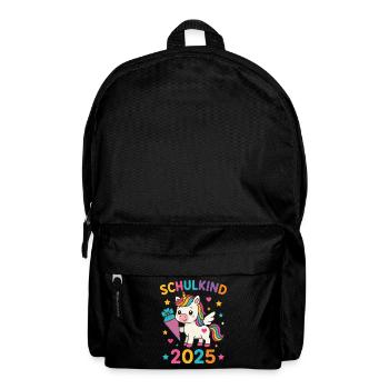 Schoolchild 2025 Unicorn School Cone - Backpack - black - Front