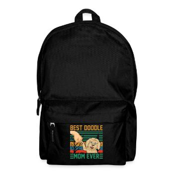 Bestes Golden Doodle Mama aller Zeiten Vintage Retro Geschenk - Rucksack - Schwarz - Vorne