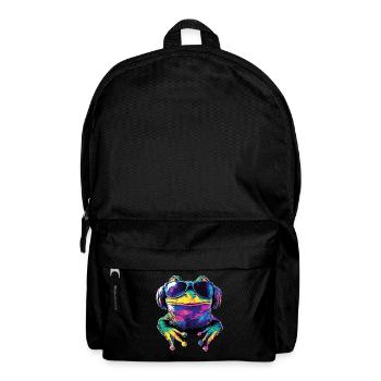 Frog Little Toad Tree Frog Frog Prince Frogs - Backpack - black - Front