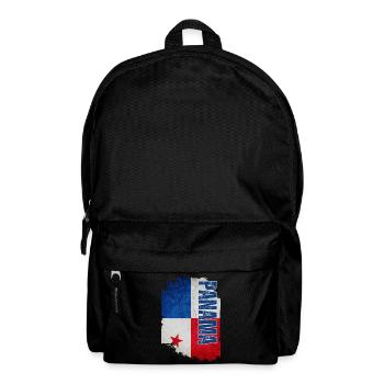 Drapeau panaméen, j’adore le Panama - Sac à dos - noir - Devant
