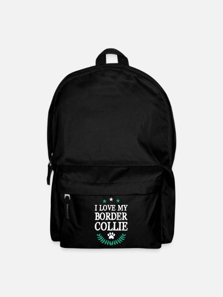 BORDER_COLLIE - Rucksack - Schwarz