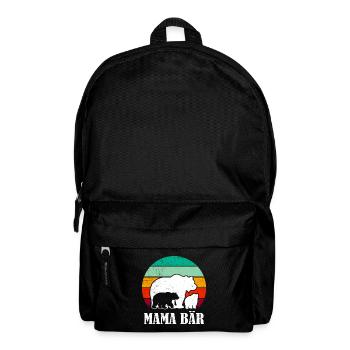 Maman enceinte Maman Ours Bientôt Maman Drôle - Sac à dos - noir - Devant
